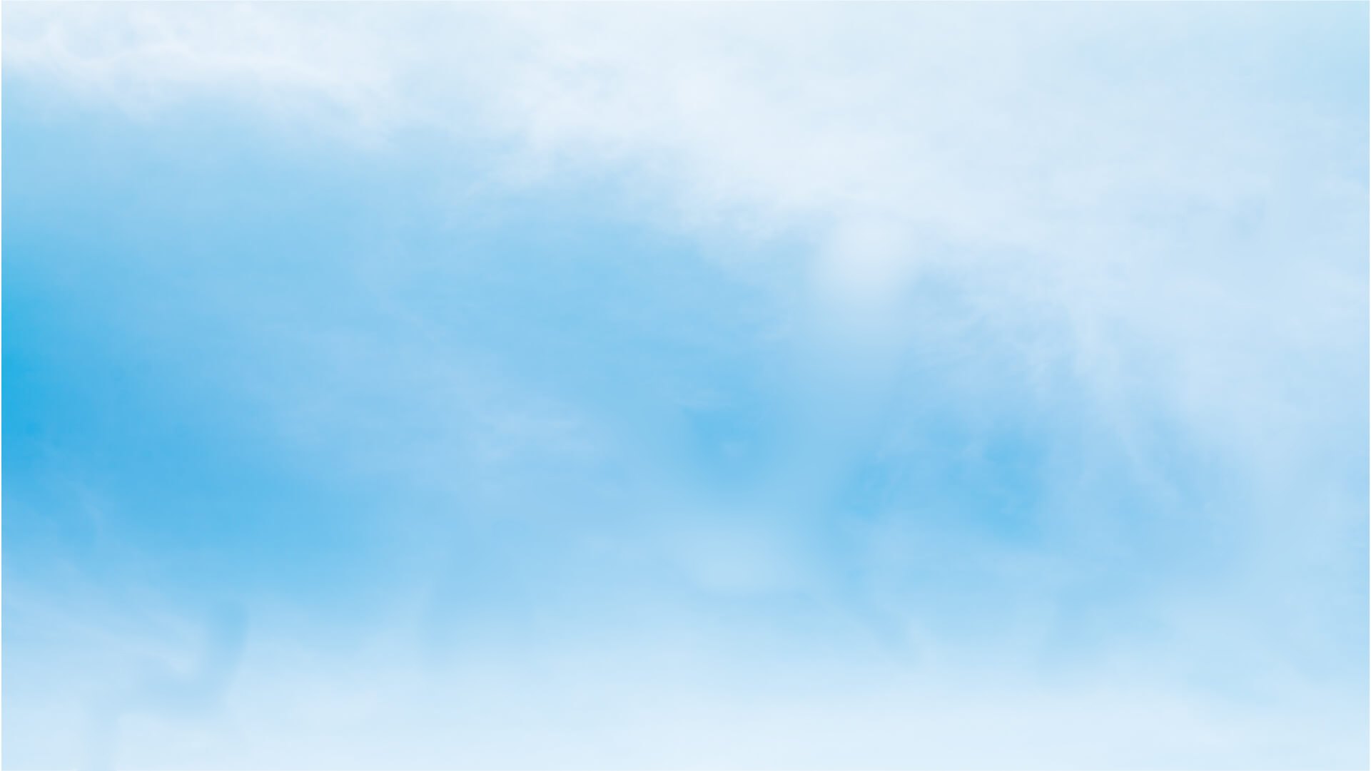 Four storks in flight across a bright blue sky, each carrying a white cloth bundle slung from its beak.