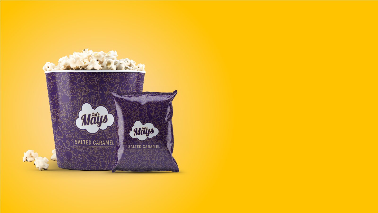 Zea Pop Food Product &mdash; FMCG & packaging identity and packaging by Easton Media.